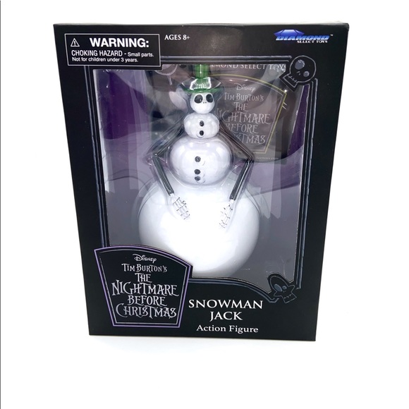 Diamond Select Toys Other - NIGHTMARE BEFORE CHRISTMAS JACK SKELETON SNOWMAN